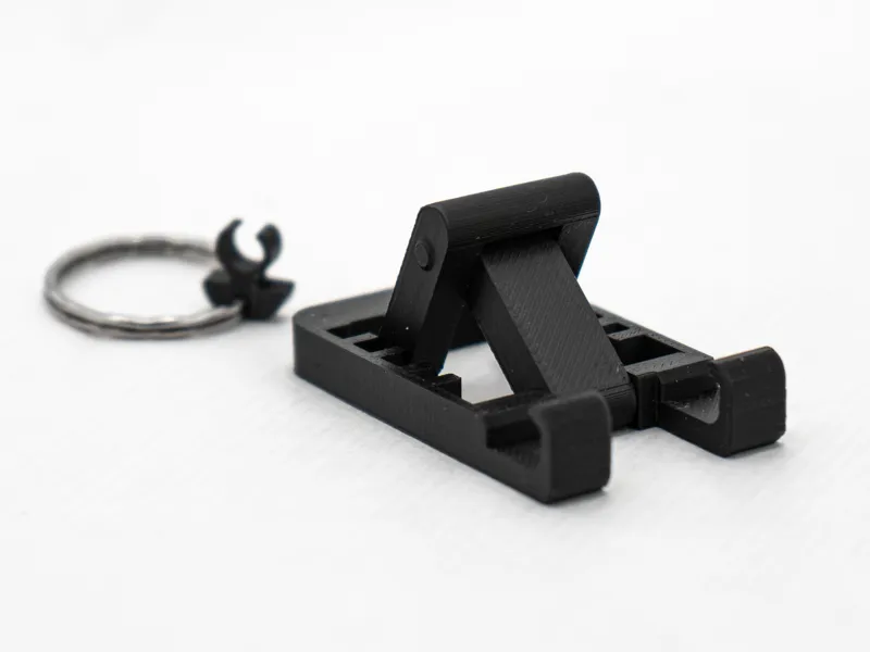 Easy Detachable Keychain Phone Holder (Rotating)