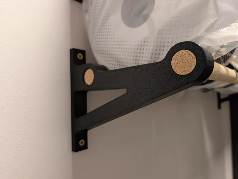 Simple & Sturdy Filament Wall Rack (23mm Rods)