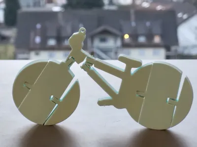 Flexi Bicycle Keychain