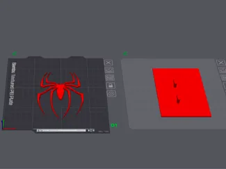 SPIDER man logo for skadis board