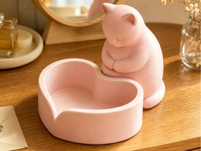 爱心小猫收纳