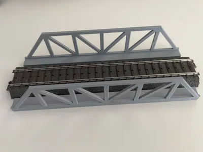 Steel bridge H0 gauge Märklin
