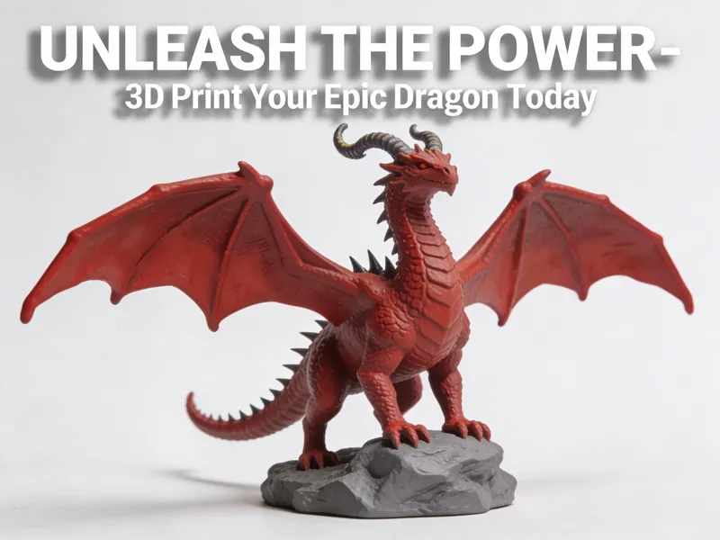 Inferno Dragon - Epic 3D Printed Fantasy