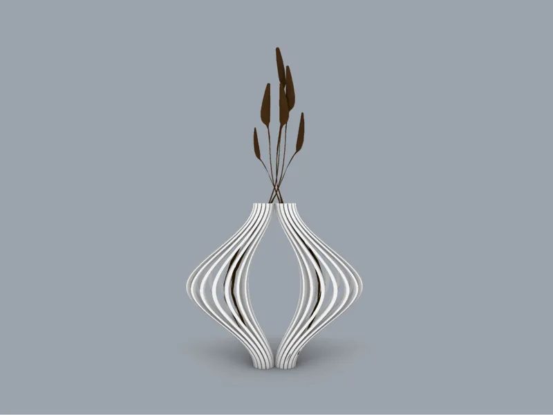Flowy Strip Vase