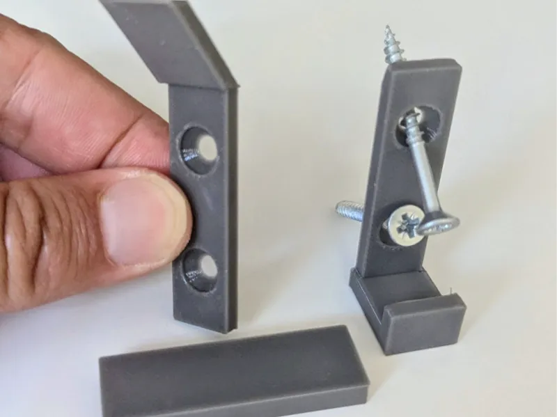 Minimalist Up / Down Wall Hooks with Screw Cover