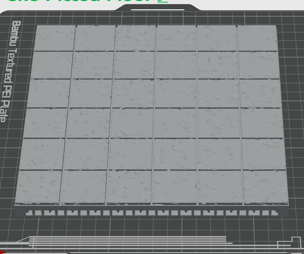 Pitted Floor Tile Collection - Free 3D Print Model - MakerWorld