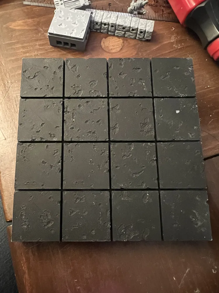 Pitted Floor Tile Collection - Free 3D Print Model - MakerWorld