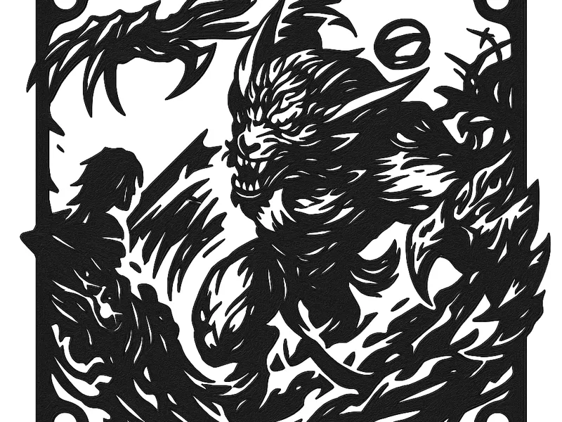Warwick Arcane League of Legends Fan Cover 120mm