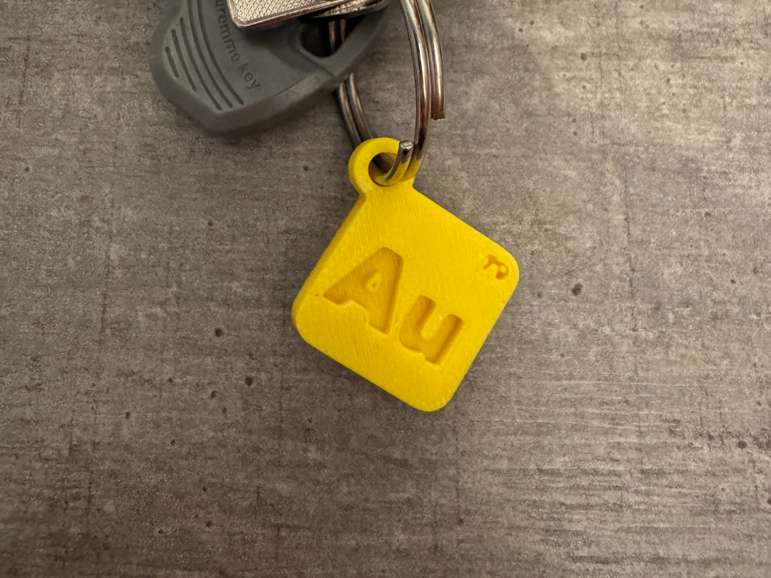 Gold Keychain (Au)