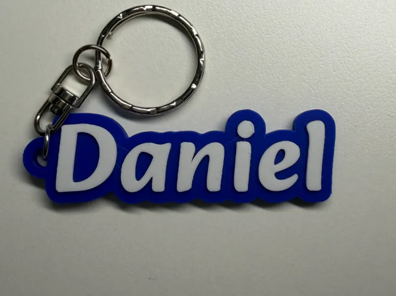 Daniel personalized name keychain