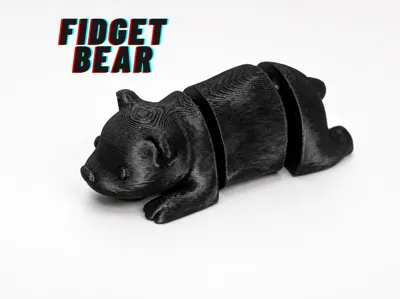 Articulated Flexi Bear – Print-in-Place Fidget Toy
