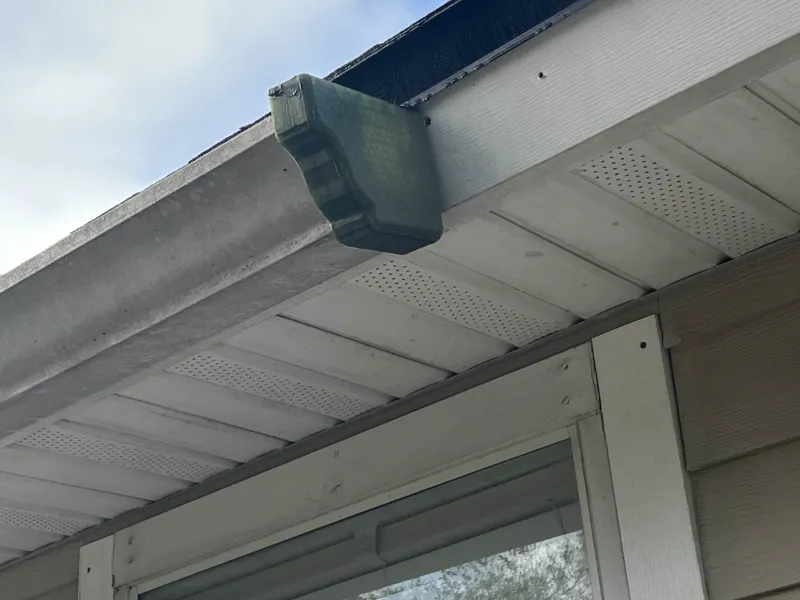 6-inch Rain Gutter Endcap