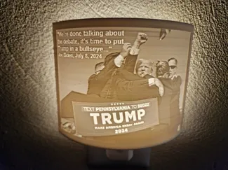 Trump 2024 Lithophane Nightlight Cover