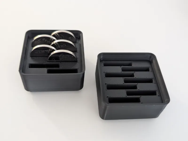 Gridfinity 1x1 Modular Battery Collection - CR2032