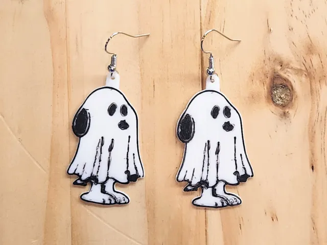Snoopy Ghost Earrings