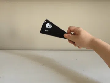 Adorno temático: Halloween Skull Folding Hand Fan — vista de referencia 3