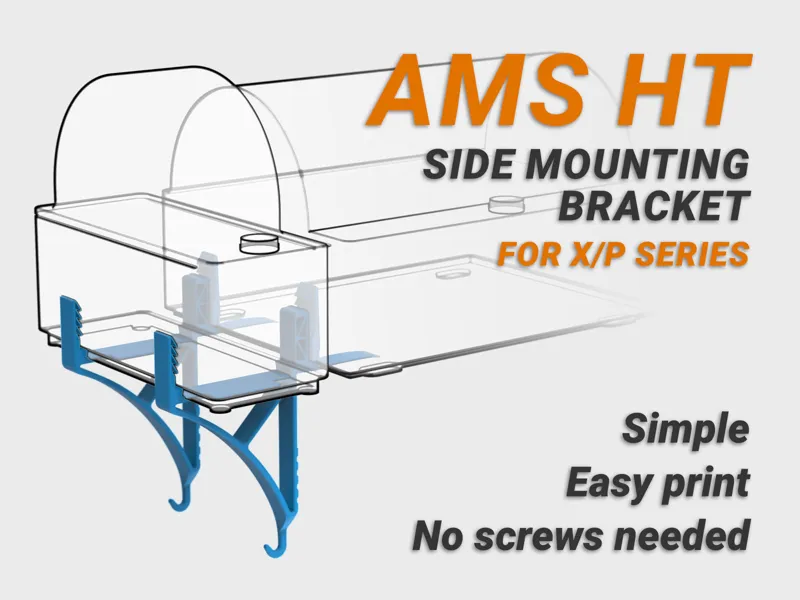 AMS HT side mounting bracket for X/P Series