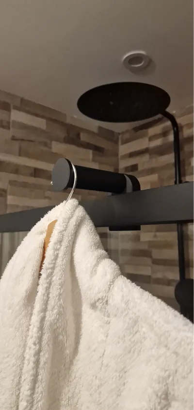 coat rack for shower doors