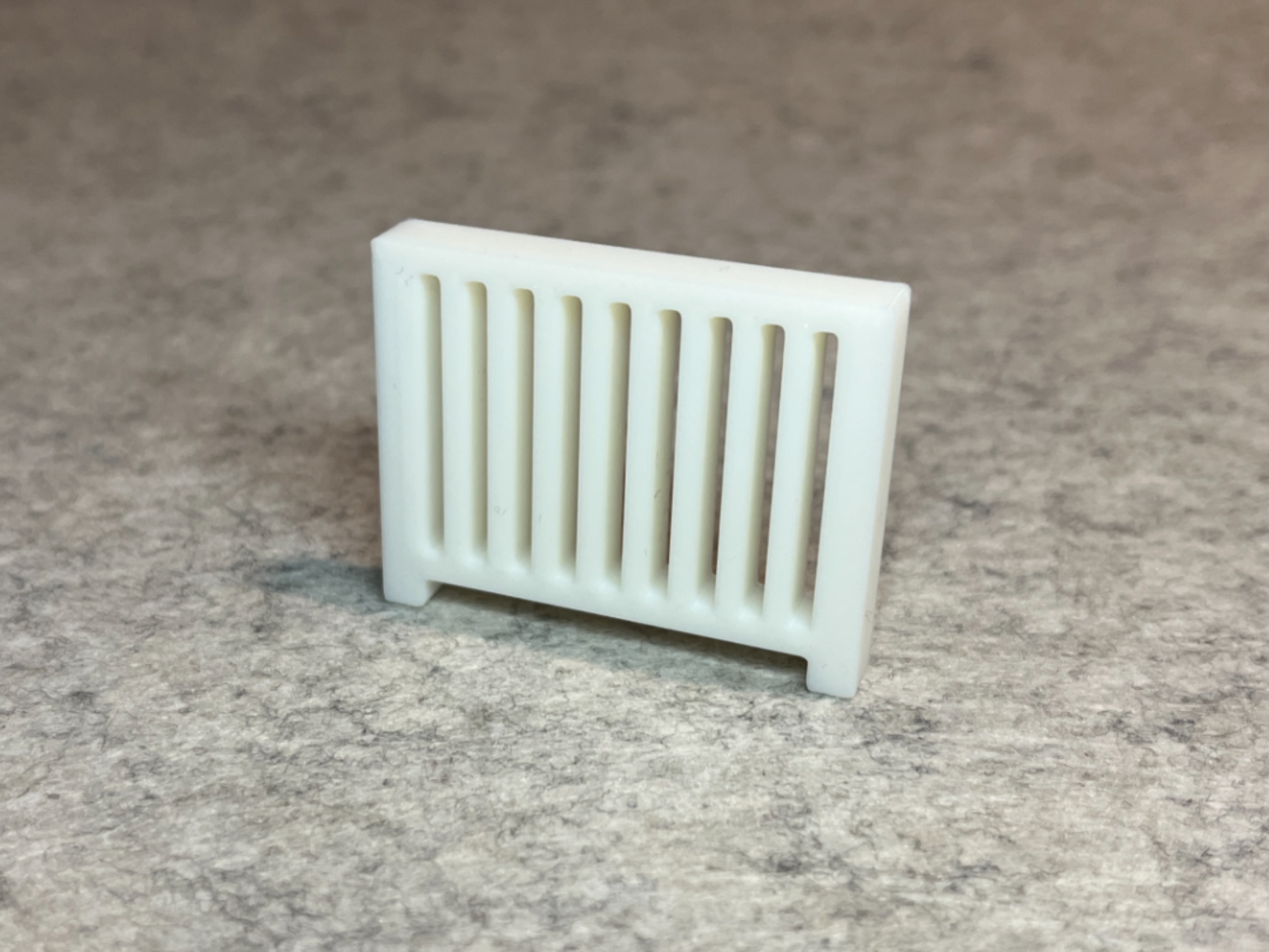 Dollhouse radiator heating element miniature house