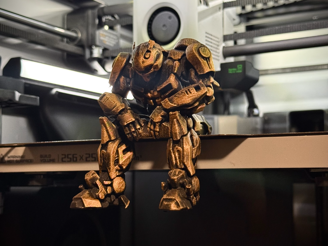 Sad Bumblebee - Transformers figurine on a ledge!
