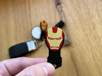 Iron Man shoppig cart coin keychain