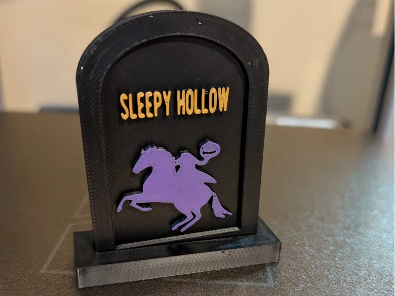 Sleepy Hollow Headless Horseman Tombstone