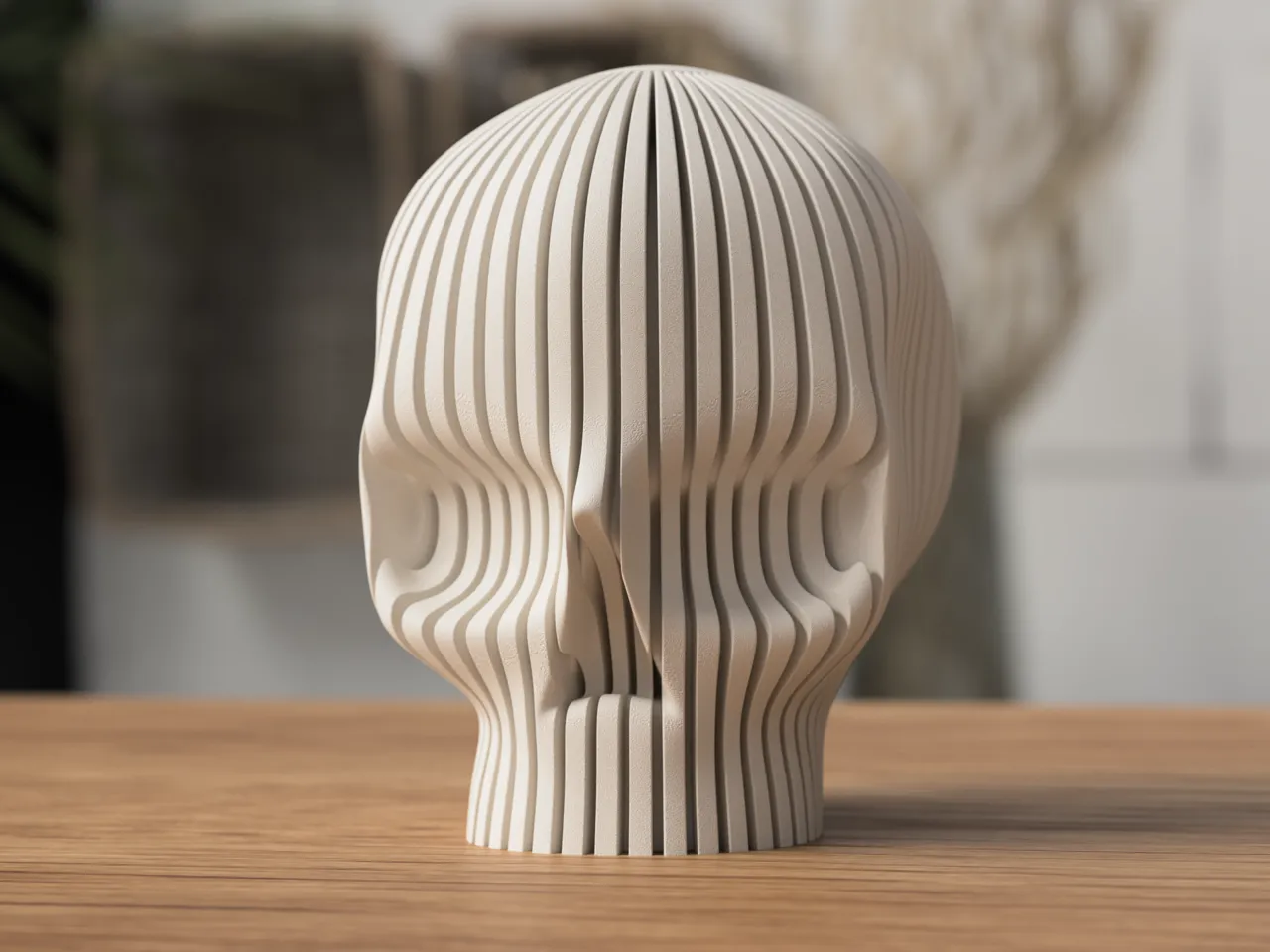 Skull (tealight compatible) view 4