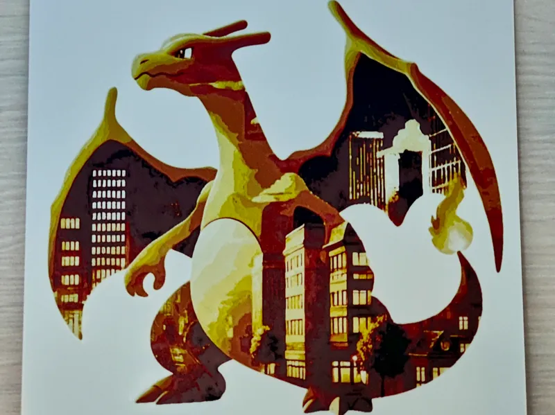006 Charizard - Pokemon gen1 - Hueforge