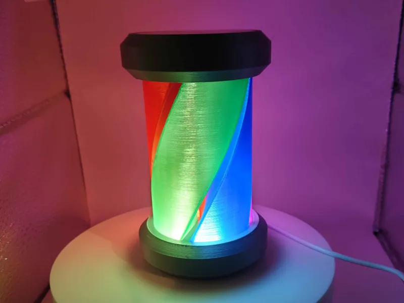 Spiral Canister Lamp - Works With Bambu Lamp Kit