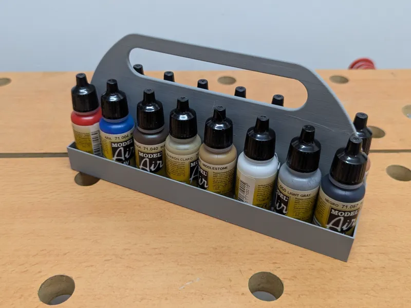 Handy Paint Pot Storage Tray – with Carry Handle!