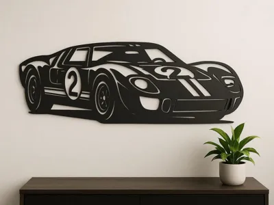 Wall decoration: Ford GT 40