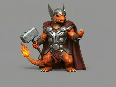 CharmenThor (Charmender + Thor)