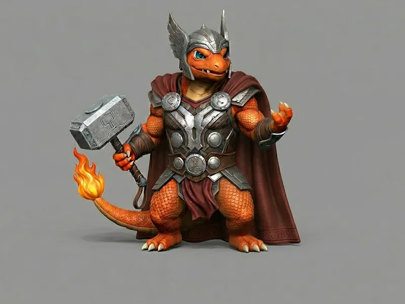 CharmenThor (Charmender + Thor)