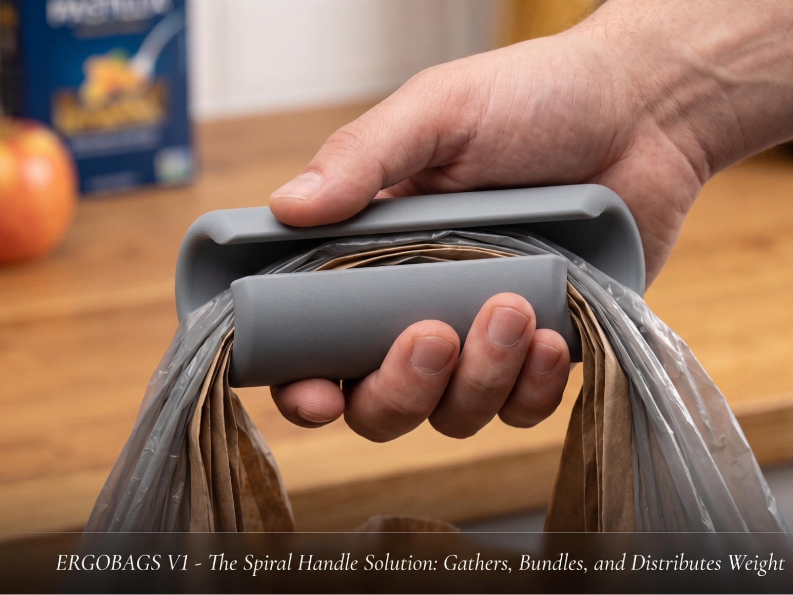 ErgoBags v1/No more digging in! Ergonomic handle