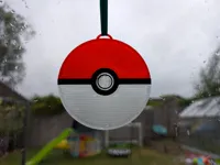 Pokeball Suncatcher