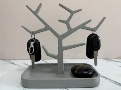 Tree-shaped Multi-functional Key Rack - Unlocking a New Aesthetic in Organization