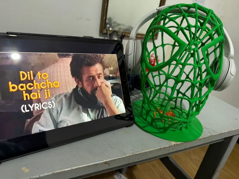 spiderman headphone stand