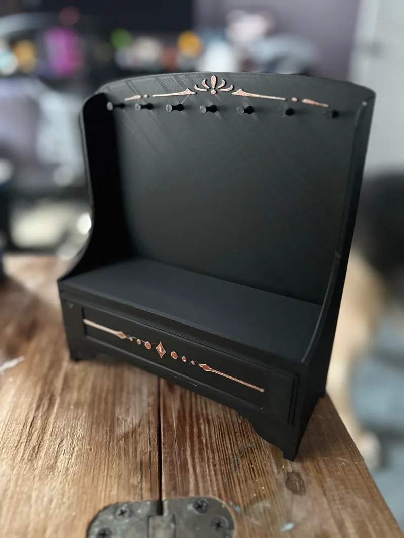 Antique Jewelry shelf with drawer