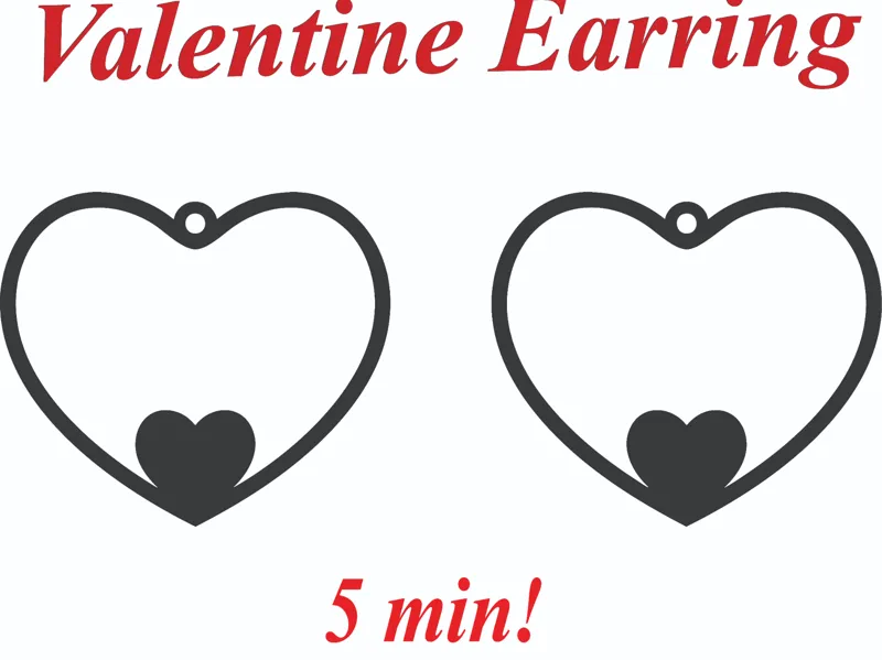 valentine earring #8