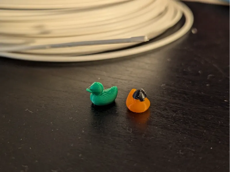 Mini duck and his army