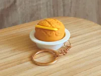 Plain White Plate - Keychain Version
