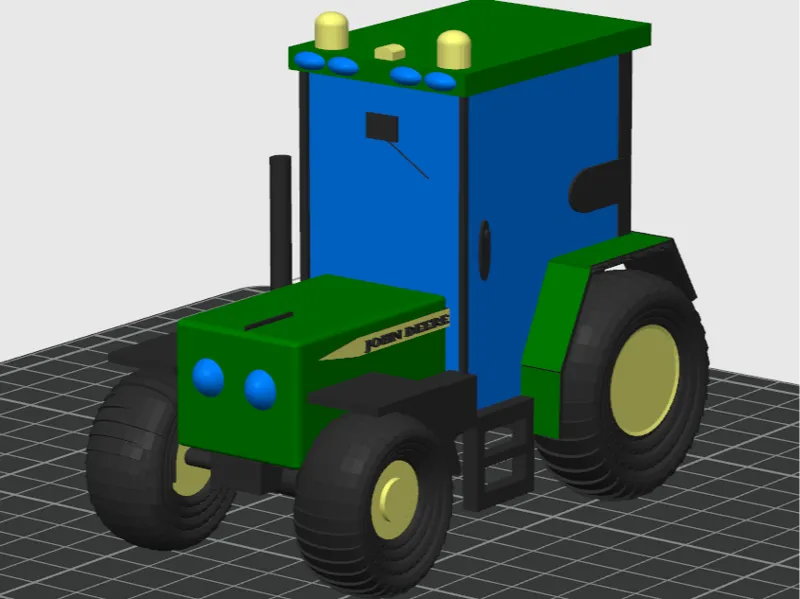 TRACTOR-TRAKTOR JOHN DEERE