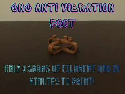 CNC anti vibration foot