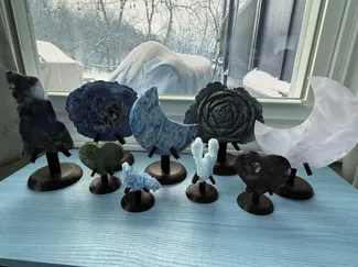 Crystal, Mineral, Fossil, and Moon Specimen Holder