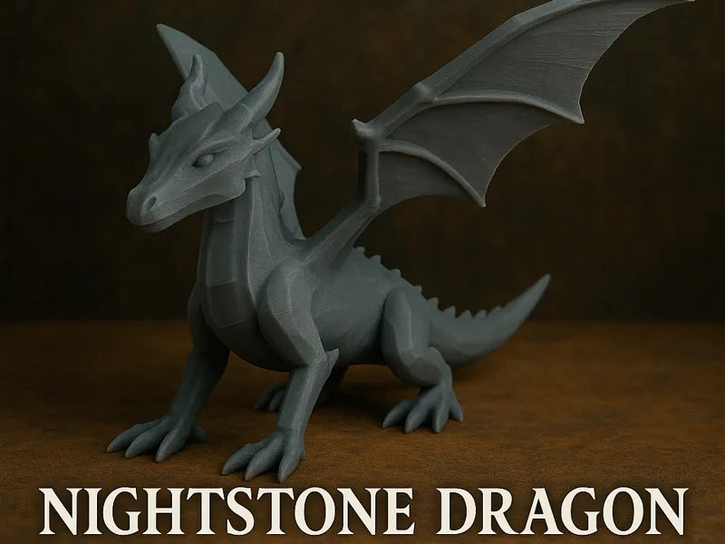 Miniature Dragon - Nightstone Dragon