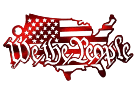 we the people flag keychain