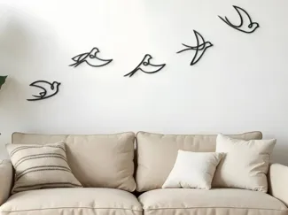 Birds in Flight Multi Panel Wall Sticker