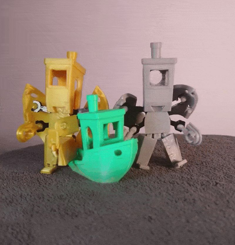 BenchyFormers - Articulated Benchy