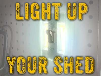 Shed Light Mounting Plate