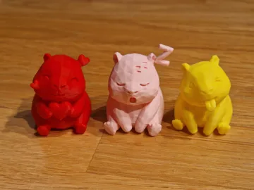 Tapa o cubierta: Cute Capybara Low-Poly Emoji - Collection 1 — vista de referencia 4